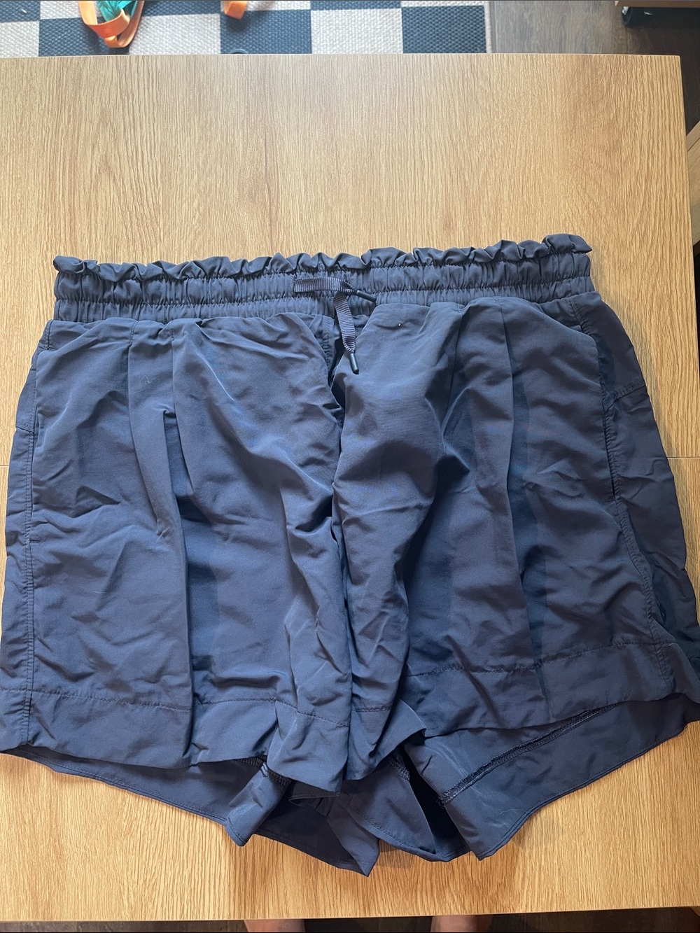 all in motion Navy Elastic-Waist Athletic Shorts